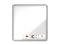 Buitenvitrine Nobo Premium Plus 12xA4 draaideur magnetisch