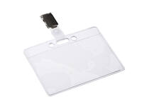 Badge Europel met strip en clip 90x60mm