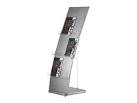 Folderstandaard OPUS 2 6x A4 gebogen wand
