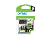 Labeltape Dymo LabelManager D1 nylon 19mm zwart op wit