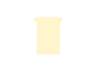 T-kaart Djois formaat 3 77mm beige 100 stuks