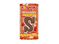 Chocoladeletter Tony's Chocolonely melk karamel zeezout S 180gr