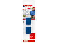 Gum edding R20 met kunststof blauwen houder 2 stuks