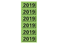 Rugetiket Elba 2019 57x25mm groen 120 stuks
