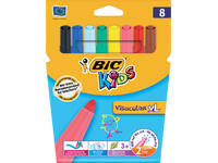 Kleurstiften BicKids Visacolor XL assorti blister à 8 stuks