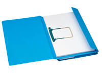 Combimap Secolor folio 1 klep recycled 250gr blauw
