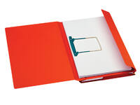 Combimap Secolor folio 1 klep recycled 250gr rood