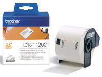 Etiket Brother DK-11202 verzendlabel 62x100mm 1 rol á 300 stuks wit