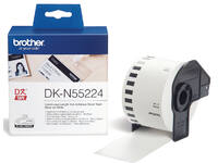 Etiket Brother DK-N55224 doorlopend niet klevend 54mm 1 rol á 30m wit