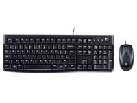 Toetsenbord- en muisset Logitech MK120 bedraad QWERTY zwart