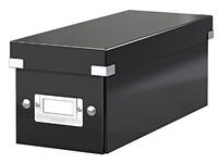CD-opbergdoos Leitz Click & Store WOW  gerecycled karton 143x136x352mm zwart