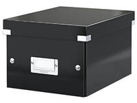 Opbergdoos Leitz Click & Store WOW klein gerecycled karton 200x148x250mm zwart