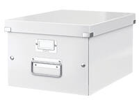 Opbergdoos Leitz Click & Store WOW middel gerecycled karton 281x200x370mm wit