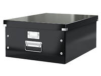 Opbergdoos Leitz Click & Store WOW groot 369x200x482mm zwart