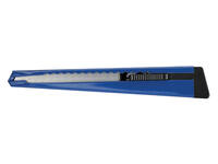 Snijmes Westcott Office 9mm met schuifsluiting en metalen houder blauw