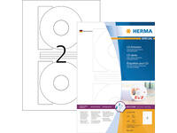 Etiket HERMA 4471 CD 116mm wit opaqua 200 stuks