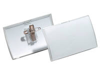 Badge Durable 8211 Click Fold met combiklem 40x75mm