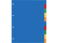 Tabbladen Kangaro 4-gaats A410 10-delig assorti PP