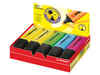 Markeerstift STABILO BOSS Original 70/10 4 kleuren assorti 10 stuks