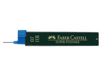 Potloodstift Faber-Castell HB 0.7mm super-polyme koker à 12 stuks