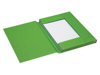 Dossiermap Secolor folio 3 klep 100% gerecycled karton 250 gr groen
