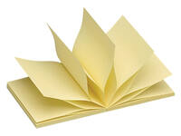 Memoblok Quantore Z-Note 76x76mm geel