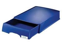 Brievenbak Leitz Plus met lade A4 maxi blauw