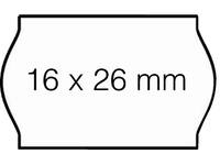 Prijsetiket 16x26mm Open-Data S14/Sato Judo afneembaar wit