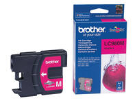 Inktcartridge Brother LC-980M rood