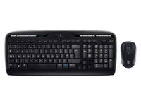 Toetsenbord- en muisset Logitech MK330 draadloos QWERTY zwart