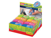 Correctietape tesa® ecoLogo® mini 5mmx6m doos à 16 stuks assorti