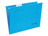 Hangmap Djois Euroflex recycled A4 V-bodem blauw 25 stuks