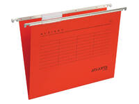 Hangmap Djois Alzicht A4 frontaal recycled V-bodem rood