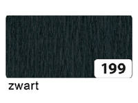 Crêpepapier Folia 50x250cm 10vel 199 zwart