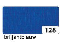 Crêpepapier Folia 50x250cm 10vel 128 briljantblauw
