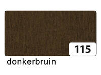 Crêpepapier Folia 50x250cm 10vel 115 chocoladebruin