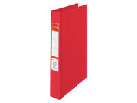 Ringband Esselte VIVIDA A4 25mm 30% gerecycled PP folie rood