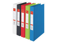 Ringband Esselte Standaard A4 25mm 30% gerecycled PP folie assorti