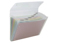 Sorteermap Rexel Ice 6-vaks transparant