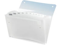 Sorteermap Rexel Ice 13-vaks transparant