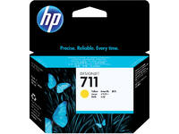 Inktcartridge HP CZ132A 711 geel