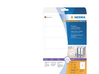 Rug-insteekkaart HERMA 5032 breed 54x190mm wit 25 vel