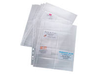 Visitekaarthoes Sigel VZ351 voor visitekaartmap VZ301 album VZ301 voor 200 kaarten 2 rijen 90x58mm