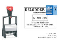 Woord-datumstempel Colop Heavy Duty 2660 Classic Line personaliseerbaar