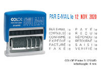 Woord-datumstempel Colop S120 mini-info dater 4mm frans