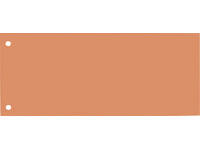 Scheidingsstrook Oxford smal 240x105mm 190gr oranje 100 stuks