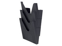 Folderhouder Avery nr144 wand folio hoog 3vaks zwart