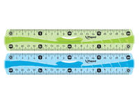 Liniaal Maped Flex met grip 20cm assorti