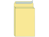 Envelop Quantore monsterzak 262x371x38mm zelfklevend creme 125 stuks