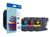 Inktcartridge Brother LC-123RBWBP 3 kleuren